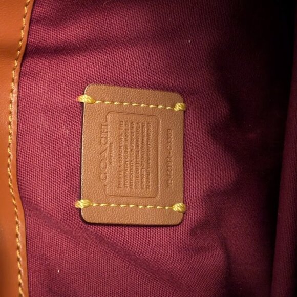 ⬇️PD⬇️O2 COACH Noa Pop Up Messenger in Signature Canvas #C5369 - Picture 9 of 9